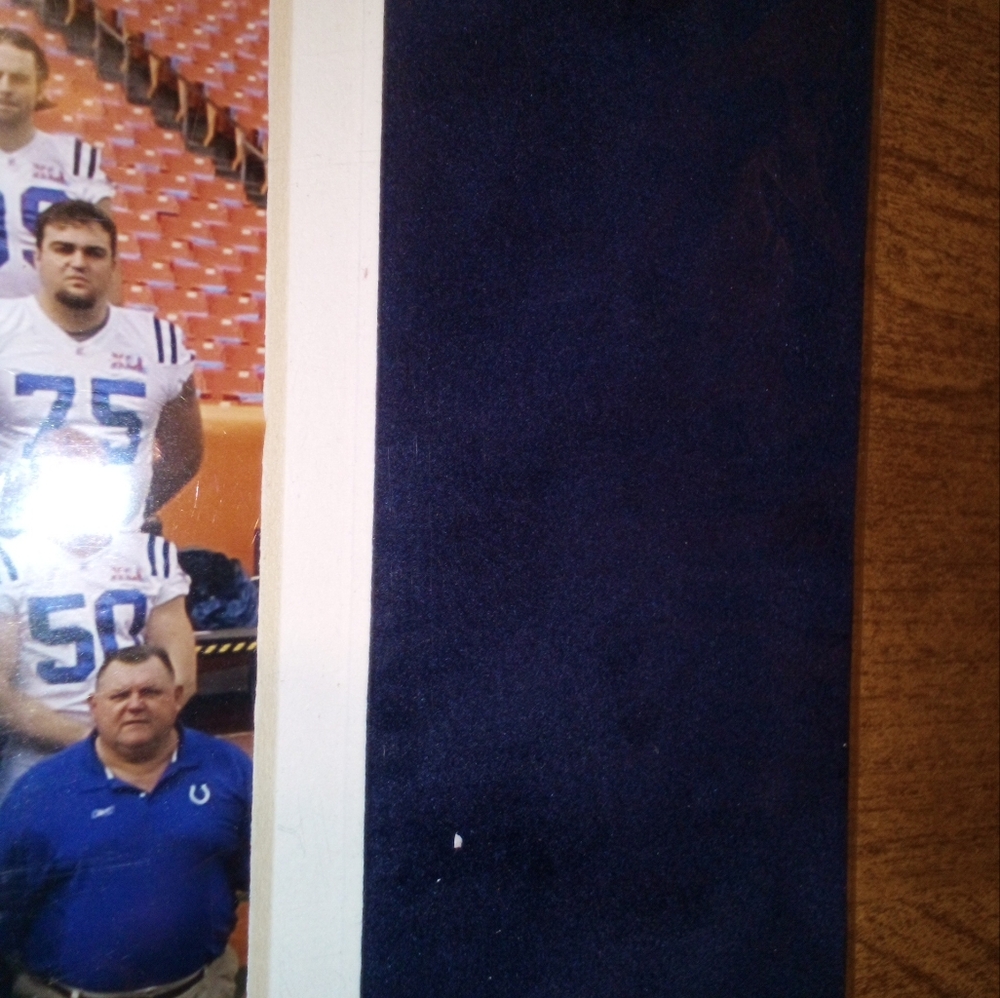 Indianapolis Colts Super Bowl XLI 8X10 Licensed Photo In 11X14 Blue Matted Frame - Picture 8 of 9